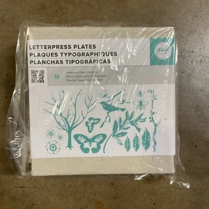 American Crafts Letterpress Plates, Botanical - 4 Pack - Picture 1 of 2