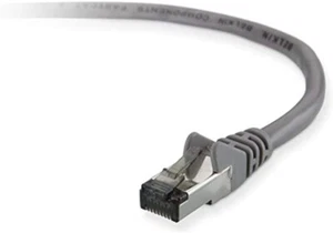 Belkin RJ45 Netzwerkkabel Patchkabel Ethernetkabel 5m mit Rastnasenschutz Grau - Afbeelding 1 van 5