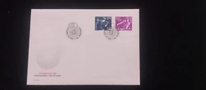 C) 1985. SWEDEN. FDC. TABLE TENNIS. DOUBLE STAMP. XF - Picture 1 of 1