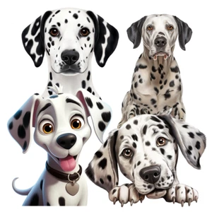 Calcomanías de pared para perros Dalmation para computadora portátil calcomanías artesanales marcas de cubierta gráficos artísticos - Imagen 1 de 13