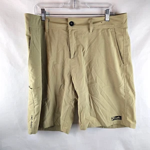 Pelagic Shorts Mens 36 Beige Deep Sea Hybrid Performance Outdoors Fishing Boat - Picture 1 of 9