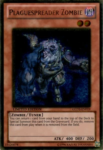 Yugioh Plaguespreader Zombie GLD3 Gold Rare Limited VLP - Picture 1 of 1
