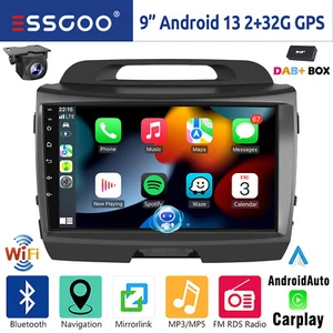 DAB+ 32GB Android 13 Carplay Autoradio GPS Navi RDS Für KIA Sportage 3 2010-2016 - Bild 1 von 16