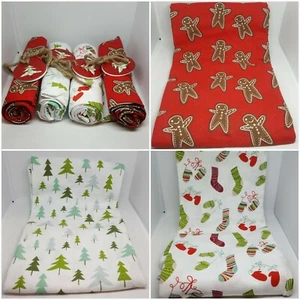 DESIGN IMPORTS 4-PIECE 18" x 28" MERRY AND BRIGHT KITCHEN TOWEL SET *T2 - Picture 1 of 5