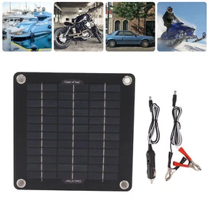 10W 12V Solar Panel Kit Waterproof Solar Trickle Charger Solar For Car RV Boat - Picture 1 of 9