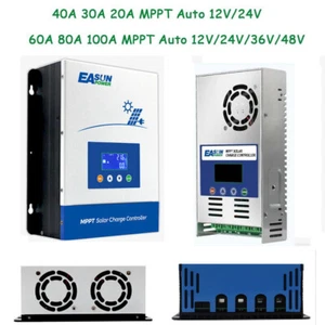 Easun MPPT Solarladeregler 20A/30A/40A/60A/100A 12V/24V/48V Solarregler - Bild 1 von 39