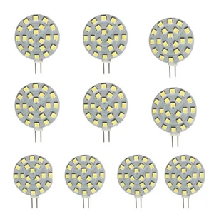 G4 Bi-Pin LED Lampe 12V-24V Seitenstifte LED Scheibe Kristall Kronleuchter 10Pcs - Bild 1 von 25