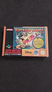MICKY MAUS MANIA SUPER NINTENDO SNES PAL ITALIENISCH UKV GEBRAUCHT KOMPLETT - Bild 1 von 15