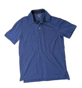 Izod Poloshirt Herren M Blau Tasche Kurzarm Baumwolle Einfarbig Oberteil - Bild 1 von 6