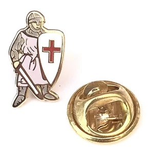 Very Small Discreet Saint George England Patron Saint Enamel Lapel Pin Badge - Picture 1 of 1