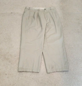 Brooks Brothers Advantage Chino Pants Mens Sz 34x26 Beige Tan Elliot Fit Preppy - Picture 1 of 23