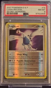 Pokemon Lugia 14/132 D&P Secret Wonders Reverse Holo/Foil - PSA 8 NM - MT - Bild 1 von 2