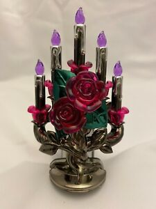 Bath Body Works Plug In Halloween Candelabra Projector Candlestick Roses NEW