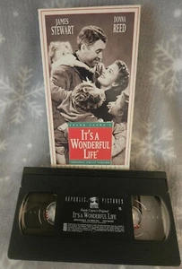 It's A Wonderful Life Original Uncut Version VHS - Picture 1 of 5