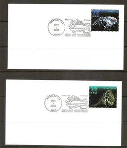 US Scott # 3439-3443 Deep Sea Creatures FDC. Ready For cachet. - Picture 1 of 3