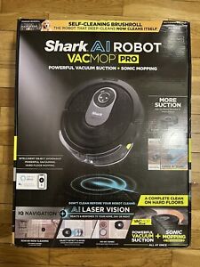 Shark AI Robot VACMOP PRO Power Vacuum and Sonic Mopping  Black R201WD NEW
