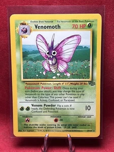 1995, 96, 98 Pokemon Card ** Venomoth ** - Jungle Set 29/64 - Rare - Picture 1 of 2