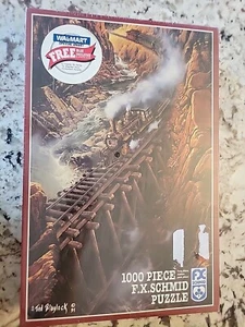 FX Schmid Puzzle Black Canyon Express 26" x 17" No. 90002 Piece No VTG. NEW - Picture 1 of 6