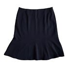 Taylor Brooke Brown Polyester Stretch Secretary Workwear Skirt Size 12