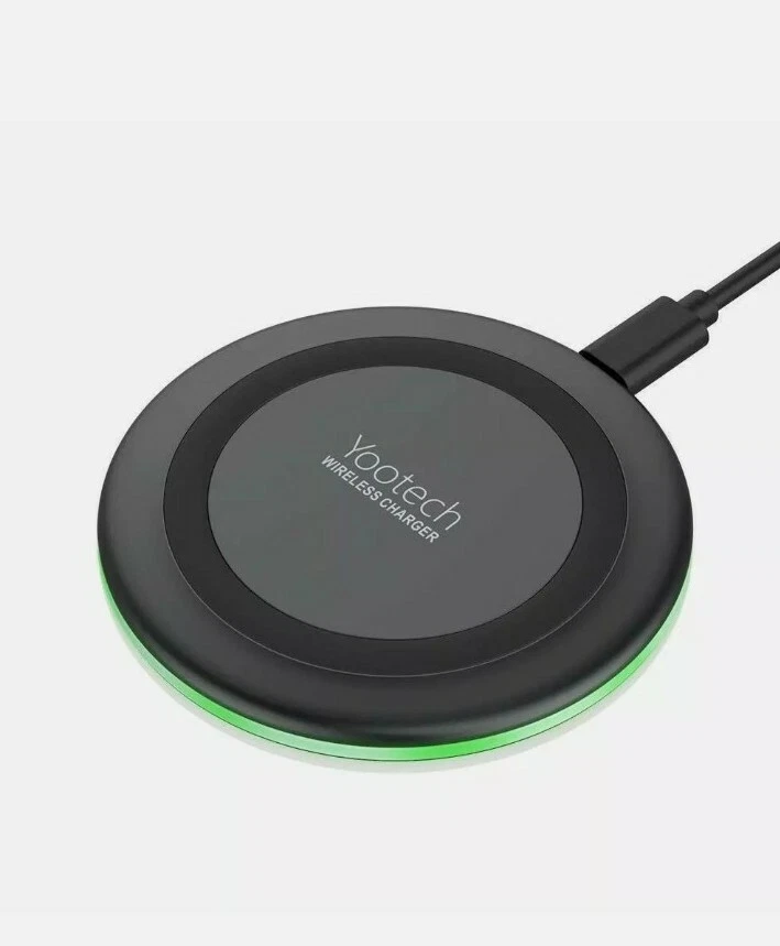 Yootech Wireless Charger Qi Certified 7.5 W Charging Station Fast Charge Black - Image 1 of 1