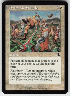 MTG Judgment #18 Prismatic Strands Lightly played tcg - Image 1 of 2