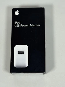 Nuevo Adaptador de Corriente USB Apple MA592LL/A Blanco iPhone y iPod 1ª Generación - Imagen 1 de 4