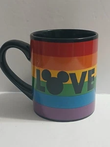 Taza de café Pride Love colección arco iris Disney Mickey Mouse 14 oz - Imagen 1 de 5