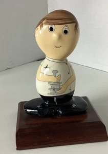 Vintage Rock Heads Pharmacist Career Figurine/ Handpainted - Picture 1 of 9