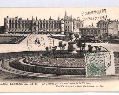 FRANCE (WW1) Postcard *PEACE CONGRESS* St Germain 1919 Postmarks VIEW-SIDE PX318 - Image 1 of 4