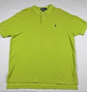 Polo Ralph Lauren Calce Clásico Malla Polo Verde Azul Poni Para Hombre XL Algodón - Imagen 1 de 9