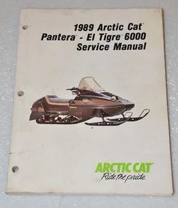 1989 Arctic Cat Pantera El Tigre 6000 Snowmobile Service Manual Orig Shop Repair - Picture 1 of 2