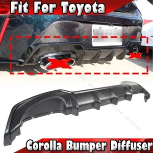 19-21 Unpainted Rear Bumper Diffuser Fits Toyota Corolla Hatchback E210 MZEZ12R - Picture 1 of 5