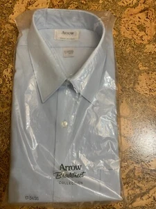 NIP NEW Vintage Arrow 17/34 Executive Dress Shirt XL – Light Blue–Made in USA - Picture 1 of 4