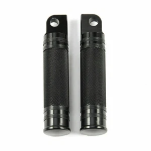 1x Universal Motorcycle Bike Folding Foot Pegs For Harley Honda  Yamaha Kawasaki - Picture 1 of 15