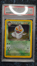 2000 Pokemon Team Rocket #2/82 - Dark Arbok Unlimited Holo PSA Graded 7 NM Card