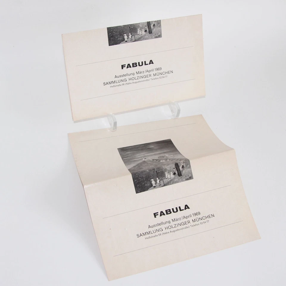 FABULA, WALTRAUT FREYBERGER  | Zwei Kataloge naive Malerei  (1969) - Bild 1 von 1