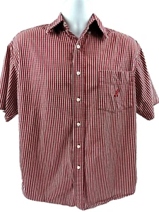 90s MICKEY MOUSE Disney Sports Red / White Staff Sz S - Picture 1 of 7