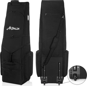 Golf Travel Bag Waterproof Foldable Cover with Wheels for Airlines Travel - Picture 1 of 7