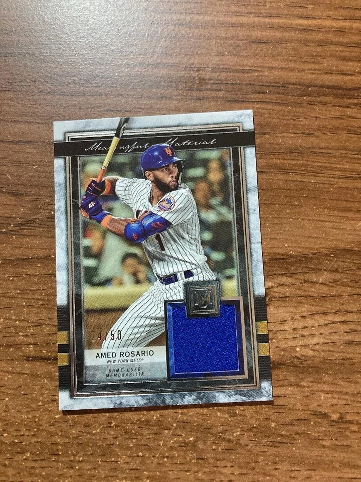 2020 Topps Museum Collection Amed Rosario Relic /50 - Image 1 of 1