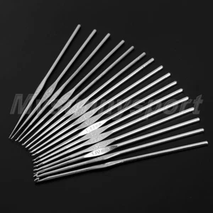 Parts Craft Tool Silver Crochet Hook Knitting Weave Needle 0.5-2.7mm 1/16pcs - Picture 1 of 24
