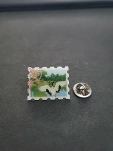 PIN DE SELLO POSTAL VINTAGE Okayama-3 Ganso CB - Imagen 1 de 3