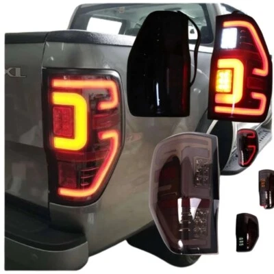 For Ford Led Tail Lights Ford Ranger 2012-2020 Set 1Pair Rear Lamp Led Smoke. - Image 1 of 4