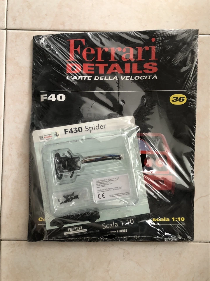 Costruisci La tua F430 Spider Scala 1:10 Uscita N 36 - Immagine 1 di 1