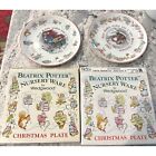 Beatrix Potter Wedgewood Nursery Ware Christmas Plate 1981 1983 Peter Rabbit