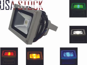 Luz LED 10W Foco exterior Lámpara de paisaje sin enchufe de EE. UU. DC 12-24V - Imagen 1 de 1
