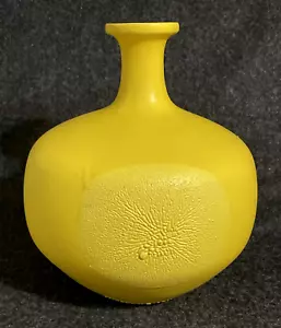 MCM Vintage 1970er ROYAL HAEGER LAVA VASE mit ZITRONENSCHALENGLASUR 9" Tischplatte - Bild 1 von 15