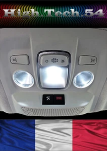 2 White LED Bulbs Interior Lighting Cabin Ceiling Room 124 SPIDER - Picture 1 of 2