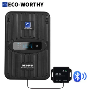 40A 12V 24V MPPT Bluetooth Solar Panels Charger Controller Regulator Li-Battery - Picture 1 of 12