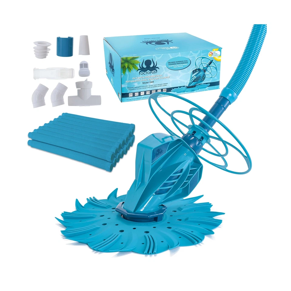 Octopus Automatic Pool Vacuum Cleaner & Hose Set PC-1808 Model 1808