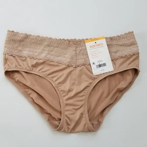 Warners No Pinching No Problems Hipster Panty Beige S/5 Nuovo con etichette - Foto 1 di 4